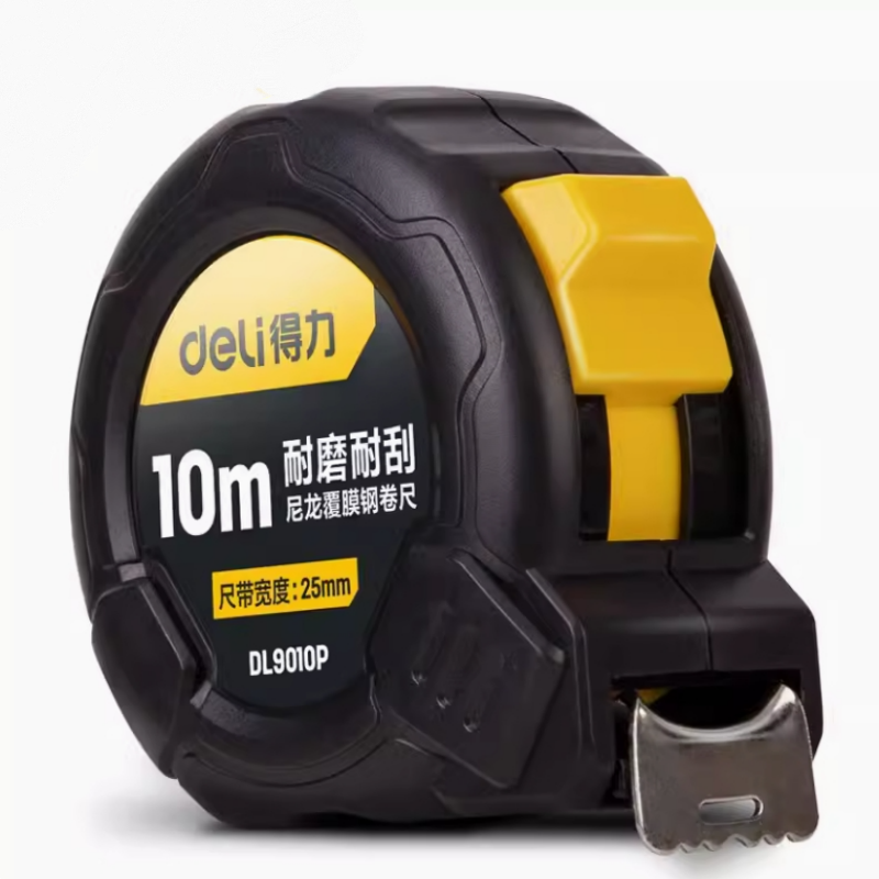 得力    钢卷尺/钢卷尺极小/钢卷尺公英制/钢卷尺尼龙覆膜    DL90型